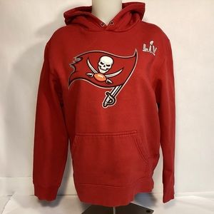 Tampa Bay Buccaneers Tom Brady Super Bowl LIX Hoodie women’s Size Medium